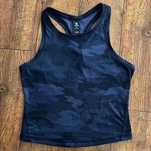 90 Degree By Reflex Navy Camo Tank Top